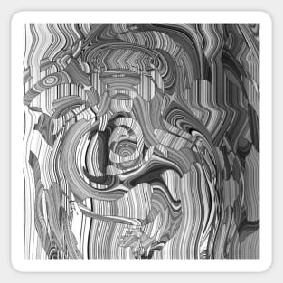 Digital abstract art 3.20 Sticker